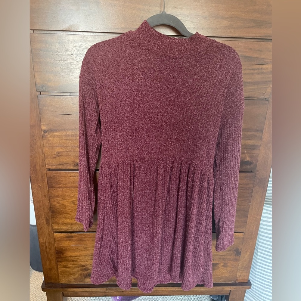 Roolee boutique mock turtleneck sweater dress